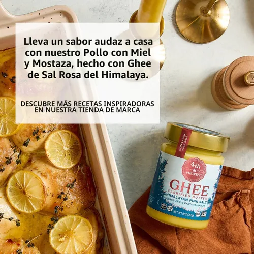 Vista 3 de 4th & Heart - Mantequilla con hierba de sal de Himalaya rosa, 9 onzas, criado en pastos, sin OGM, sin lactosa