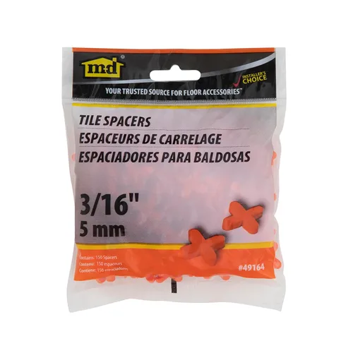 Vista 3 de M-D Building Products 49160 1/4 pulg. Espaciador plástico para azulejos (100/BAG)