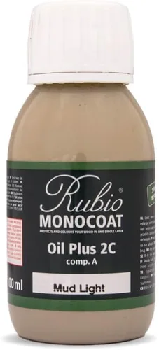 Vista 70 de Rubio Monocoat Muestra de Tinte y Acabado para Madera - Niebla 5% Aceite Plus Parte A Aceite de linaza para madera de secado rápido y ecológico