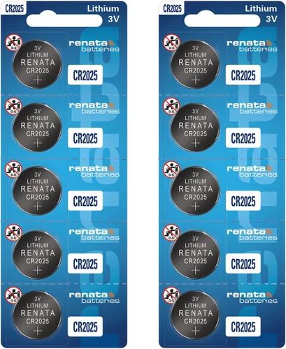 Vista 12 de Renata CR2025 Baterías - Batería de litio de 3 V 2025 (2 unidades)