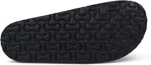 Vista 5 de Zuecos de corcho para mujer, zuecos de cuero de gamuza de vaca, plantilla suave, zuecos de corcho forrados de felpa, zuecos antideslizantes forrados