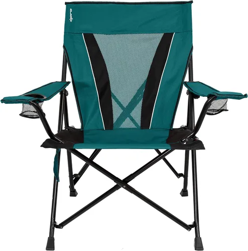 Vista 3 de Kijaro Silla de camping portátil XXL de doble bloqueo, soporta hasta 400 libras, disfruta del aire libre en una silla plegable versátil, silla