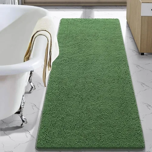 Vista 95 de LOCHAS - Alfombra de baño de lujo lanuda de 24 x 17 pulgadas, color beige