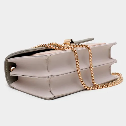 Vista 8 de Bolsos cruzados de cuero con bloques de color para mujer, bolsos cruzados de cuero, bolsos de diseñador lindos, bolso de hombro, tamaño mediano