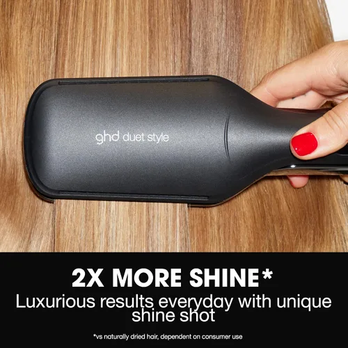 Vista 9 de ghd Duet Style Power Couple - Estilizador de cabello de aire caliente 2 en 1 (Negro) con elegante Talker Wet to Sleek Hair Styling Oil