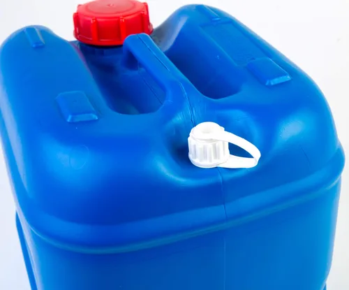 Vista 3 de Hudson Exchange Contenedor con mango de 2.5 galones (10 litros) con tapa, HDPE, azul