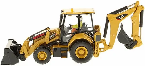 Vista 4 de Diecast Masters Caterpillar 420F2 IT Retroexcavadora, amarillo 85233 - Escala 1/50 modelo fundido a troquel coche de juguete