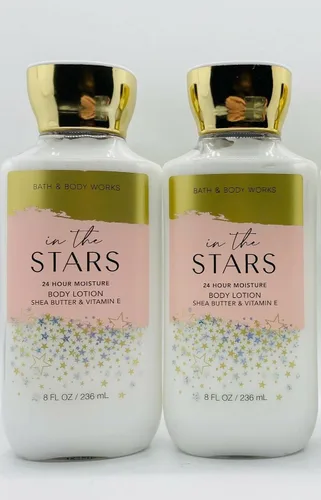 Vista 2 de Bath and Body Works - Juego de loción corporal súper suave, regalo para mujeres, 8 onzas, paquete de 2 unidades (In The Stars))