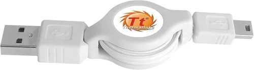 Vista 4 de Thermaltake, ventilador móvil., Blanco 8cm