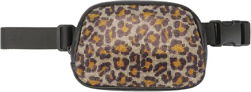 Vista 10 de C.C Bolsa de cintura para mujeres – Riñonera acolchada cruzada para el cuerpo con correa ajustable, idea de regalo de moda, Ajuste regular