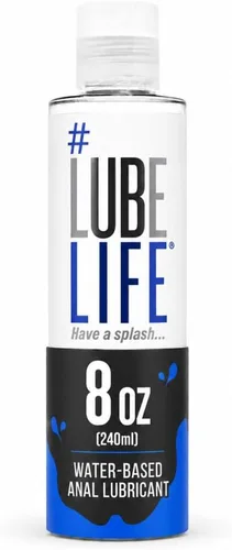 Vista 12 de LubeLife - Lubricante personal a base de agua con sabor a melocotón y crema de Anal Delight, lubricante seguro para juguetes para hombres, mujeres