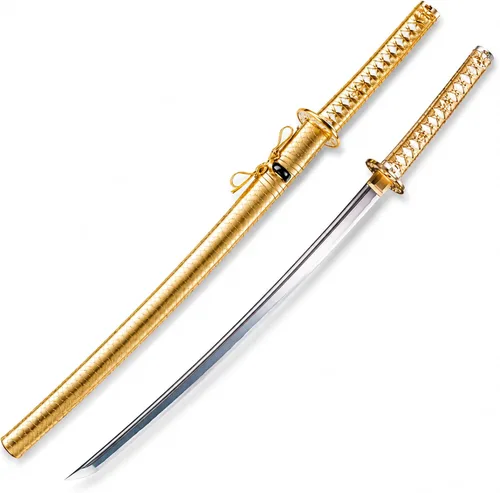 Vista 7 de Katana de entrenamiento, espada tradicional hecha a mano, Katanas de espiga completa de acero de resorte 9260, auténticas espadas samuráis