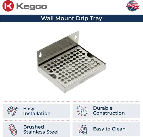 Vista 6 de Kegco Kit de Kegerator de cerveza de barril de montaje en puerta de grado comercial con tanque de CO2 de 5 libras MPPSCK-5T