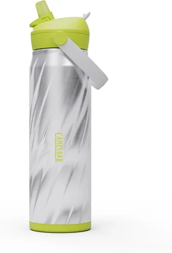 Vista 17 de CamelBak - Thrive - Botella de agua con tapa y pajilla, 20 onzas - Aislante de acero inoxidable, color negro