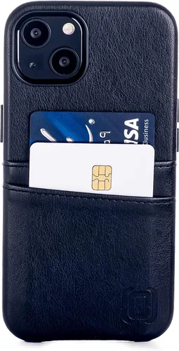Vista 6 de Dockem Funda tipo cartera para iPhone 13 con placa de metal integrada para montaje magnético y 2 bolsillos para tarjetas de crédito: Exec M2, piel