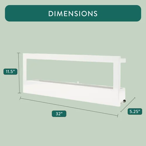 Vista 7 de Modern Sprout Smart Landscape Growframe - Soporte para plantas montado en la pared con luz LED de cultivo - Control inteligente por aplicación