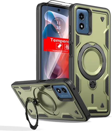 Vista 96 de Funda magnética para Google Pixel 9A compatible con cargador inalámbrico MagSafe, para Pixel 9A, funda de teléfono integrada de 360 °, con 2