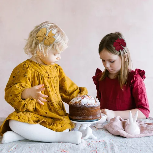 Vista 6 de Choicbaby Lazos para el cabello de 3 pulgadas para niñas, cinta de grogrén, accesorios para el cabello con lazo de clip de cocodrilo para niñas