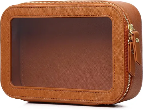 Vista 33 de Bolsa de maquillaje transparente (negro L)