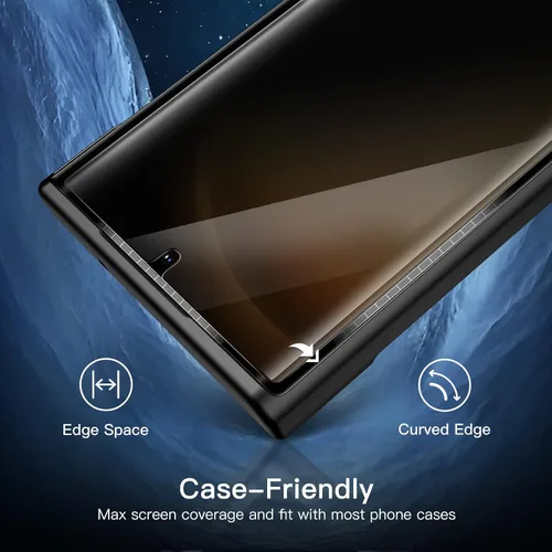Vista 7 de JETech Protector de pantalla de privacidad de TPU para Samsung Galaxy S23