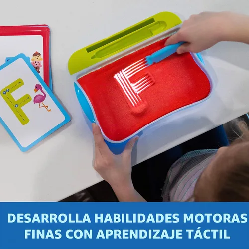 Vista 5 de Educational Insights Centro de rastreo iluminado: rastreo de letras para niños de 3 a 5 años, actividades de aprendizaje preescolar, práctica