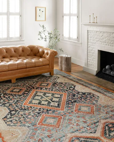 Vista 13 de Loloi Jocelyn Collection JOC-07 - Alfombra de pasillo de 2 pies 3 pulgadas x 7 pies 6 pulgadas, diseño caqui/multicolor, 0.38 pulgadas de grosor