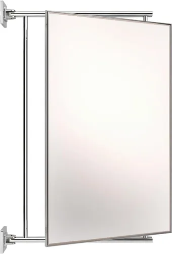 Vista 9 de BRIXWELL Pivot-N-Vue - Espejo rectangular con doble bisagra, acabado negro Negro mate