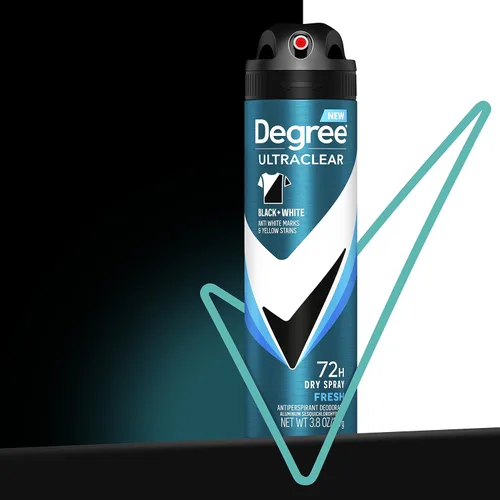 Vista 16 de Desodorante antitranspirante Degree Men MotionSense, spray seco, UltraClear negro + blanco, 3.8 onzas, paquete de 3