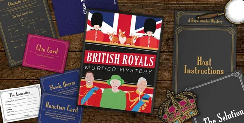 Vista 5 de British Royals Murder Mystery Family Juego de mesa