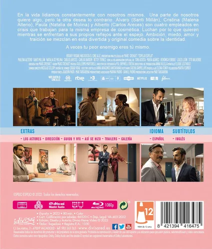 Vista 2 de Mirror, Mirror ( Espejo, Espejo ) Blu-Ray, Reg.ABC Import - Spain