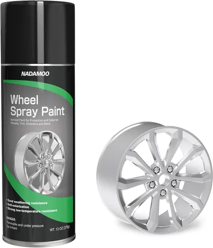 Vista 8 de NADAMOO Pintura en Aerosol para Llantas de Aluminio, Pintura en Aerosol para Llantas de Automóvil para Recolorear y Proteger Superficies Metálicas