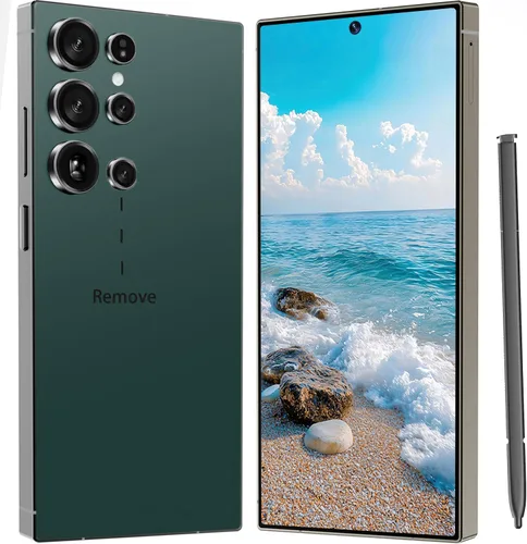 Vista 6 de Teléfono I24 Ultra desbloqueado, bolígrafo integrado, batería de teléfono inteligente de 6800 mAh, pantalla HD de 6.8 pulgadas, 8+256 GB con tarjeta
