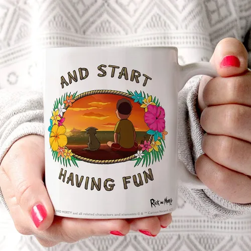 Vista 321 de Trend Setters Friends the Television Show – 25 años – Mercancía oficial – Taza de café o té de cerámica blanca de 11 onzas – perfecta para regalar