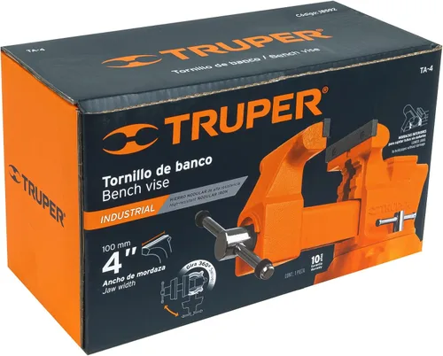 Vista 5 de TRUPER Tornillos de banco resistentes TA-4 de 4" (10 cm)
