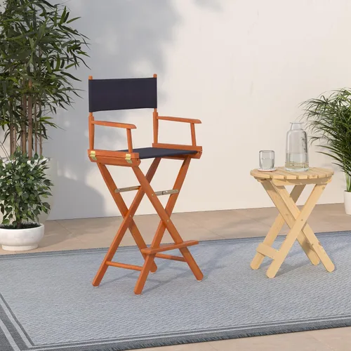 Vista 2 de Casual Home silla de director de 18 pulgadas, únicamente armazón, Madera, Honey Oak