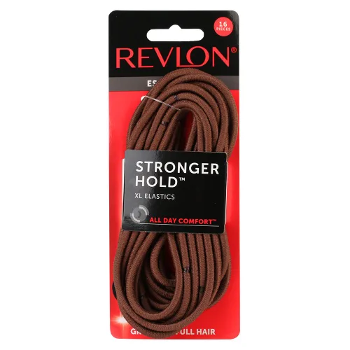 Vista 9 de Revlon Elásticos para el cabello extra gruesos, color negro, 15