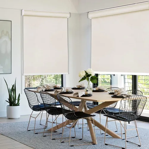 Vista 5 de Persianas enrollables MYshade personalizadas, persianas enrollables opacas para ventanas, persianas enrollables sin cordón, fáciles de instalar