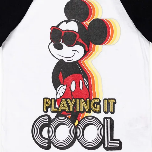 Vista 5 de Disney Mickey Mouse - Conjunto de camiseta y pantalones cortos para bebé a niño grande