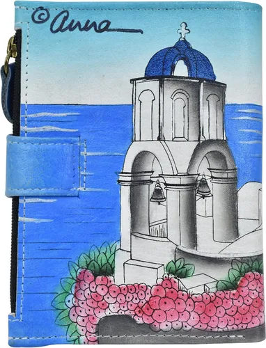Vista 14 de Anna by Anuschka Cartera de mujer pintada a mano de cuero genuino para mujer