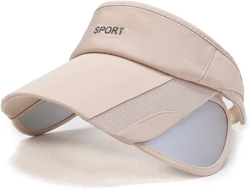 Vista 29 de Viseras solares para mujer con visera retráctil, visera de golf, protección UV, gorra de playa, tenis, correr, deporte, sombrero ajustable