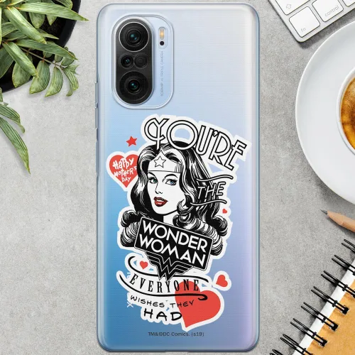 Vista 3 de ERT GROUP Funda de teléfono móvil para Xiaomi MI 11i / Redmi K40/K40 PRO/Poco F3 / F3 PRO original y con licencia oficial DC patrón Wonder Woman 014