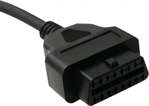 Vista 6 de XTPTFABS Cable conector de diagnóstico de 16 pines hembra a 8 pines CAN EOBD OBD2 OBDII compatible con Polaris ATV motocicleta Slingshot (solo cable)