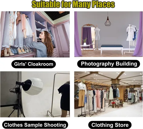 Vista 8 de Maniquí con forma de maniquí completo para colgar ropa con ranuras para los hombros, ganchos de exhibición en forma de cuerpo para armario