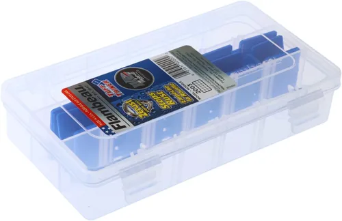 Vista 5 de Flambeau Outdoors 1002 Tuff Tainer, caja de bandeja de aparejos de pesca, incluye [2] divisores Zerust, 6 compartimentos