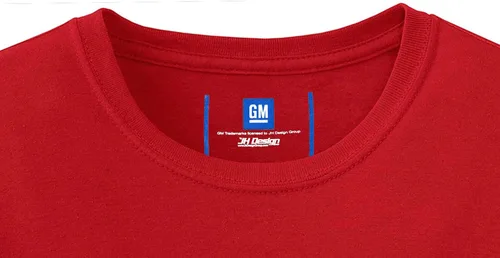 Vista 6 de JH Design - Camisetas de manga corta para hombre Chevy Corvette con cuello redondo