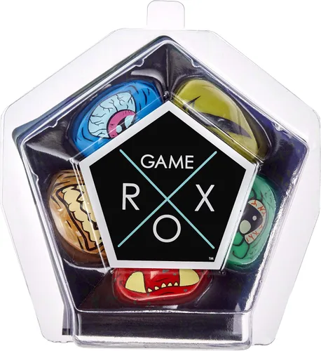 Vista 2 de MGA Entertainment GameRox Stone Flipping Game Starter Pack para 2 jugadores, monstruos y alienígenas (paquete de 2)