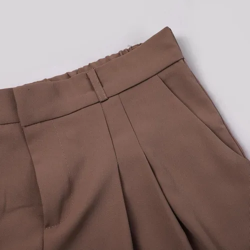 Vista 7 de Culottes para mujer, pantalones de vestir casuales y holgados, ligeros, para entrenamiento, harén, pantalones de lino para caminar