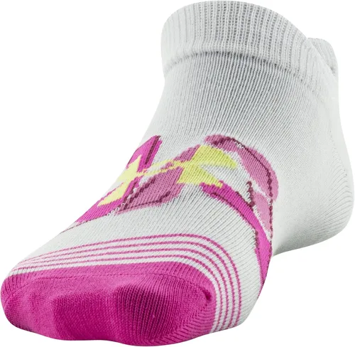Vista 2 de Under Armour Calcetines invisibles esenciales para niña, paquete de 6