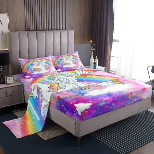 Vista 45 de Erosebridal Juego de sábanas de animales de la selva para niñas y niños, juego de sábanas de safari salvaje con diseño de elefante, oso, tigre