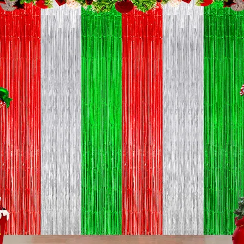 Vista 8 de Decoraciones de Fiesta de Cumpleaños de Construcción, Telón de Fondo de Flecos de Aluminio Naranja Negro Amarillo, Decoraciones de Fiesta de Camión